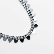 COLLAR ZO2101N Plateado Acero Inoxidable -E31