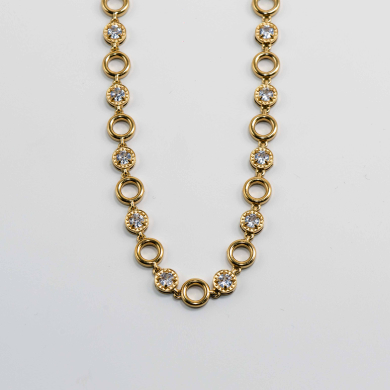 COLLAR ZO13015N/32+10CM Dorado Acero Inoxidable -E42