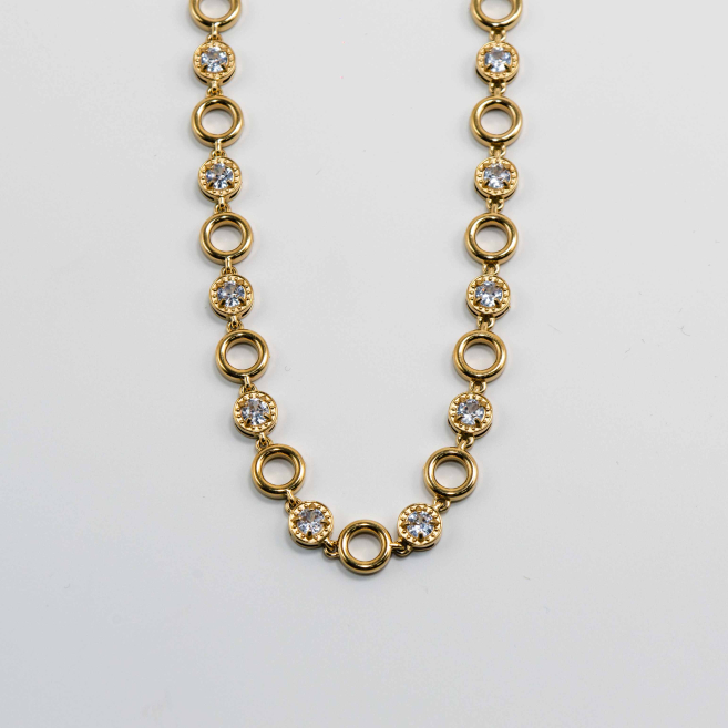 COLLAR ZO13015N/32+10CM Dorado Acero Inoxidable -E42