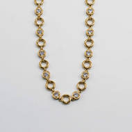 COLLAR ZO13015N/32+10CM Dorado Acero Inoxidable -E42