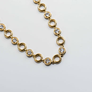 COLLAR ZO13015N/32+10CM Dorado Acero Inoxidable -E42