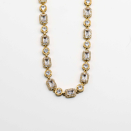 COLLAR ZO12854N Dorado Acero Inoxidable -E42