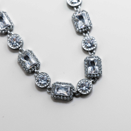 COLLAR ZO12854N Plateado Acero Inoxidable -E42