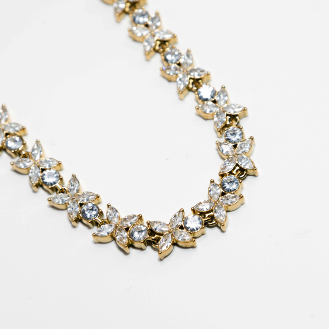 COLLAR ZO12872N Dorado Acero Inoxidable -E32