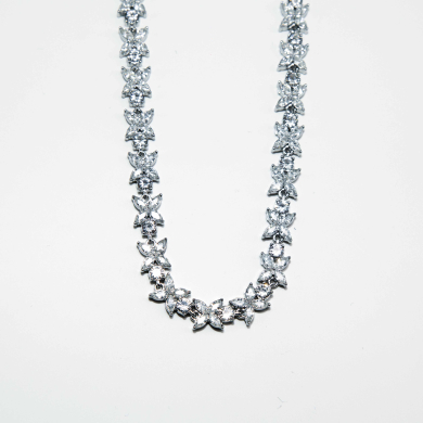 COLLAR ZO12872N Plateado Acero Inoxidable -E32