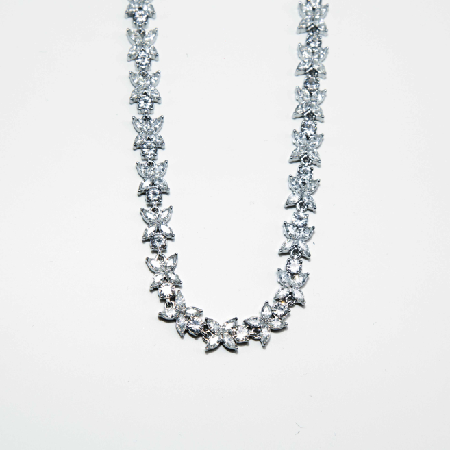 COLLAR ZO12872N Plateado Acero Inoxidable -E32