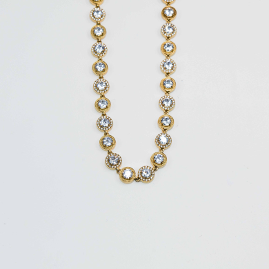 COLLAR ZO12868N Dorado Acero Inoxidable -E42