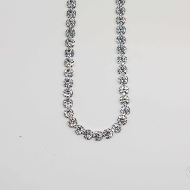 COLLAR ZO12858N Plateado Acero Inoxidable -E32