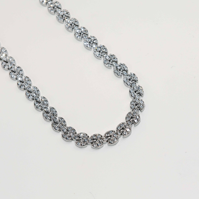 COLLAR ZO12858N Plateado Acero Inoxidable -E32