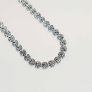 COLLAR ZO12858N Plateado Acero Inoxidable -E32