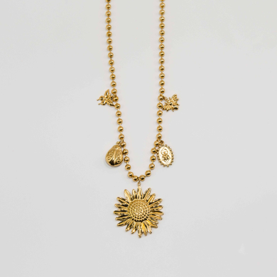 COLLAR ZO12771N Dorado Acero Inoxidable -2D51