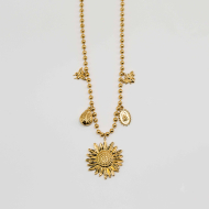 COLLAR ZO12771N Dorado Acero Inoxidable -2D51
