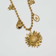 COLLAR ZO12771N Dorado Acero Inoxidable -2D51