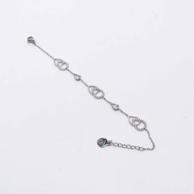 PULSERA ZO12788B Plateado Acero Inoxidable -2B32