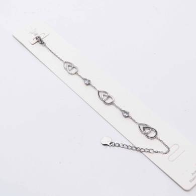 PULSERA ZO12788B Plateado Acero Inoxidable -2B32