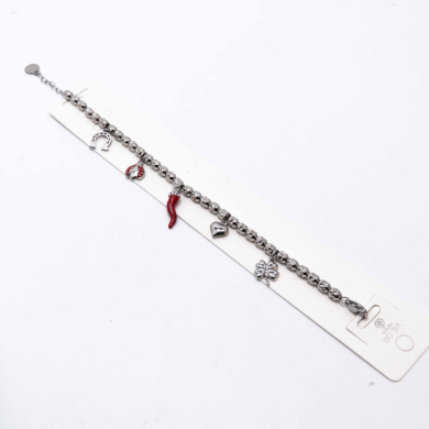 PULSERA ZO12827B Plateado Acero Inoxidable -2C43