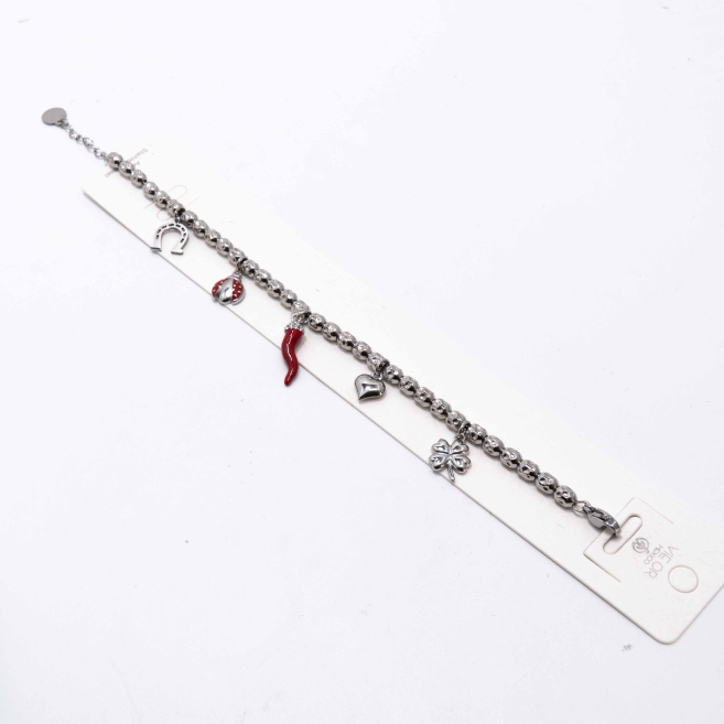 PULSERA ZO12827B Plateado Acero Inoxidable -2C43
