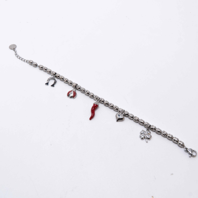 PULSERA ZO12827B Plateado Acero Inoxidable -2C43