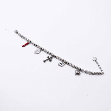 PULSERA ZO12824B Plateado Acero Inoxidable -2C44