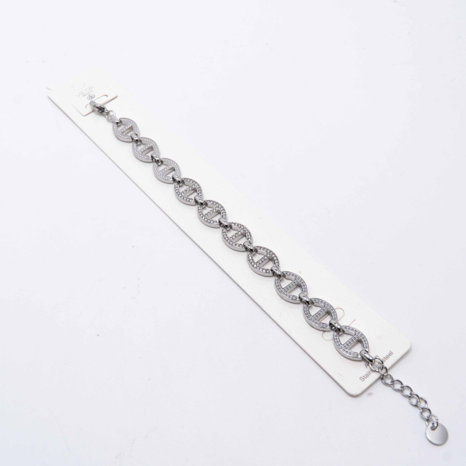 PULSERA ZO13640B Plateado Acero Inoxidable -2B41