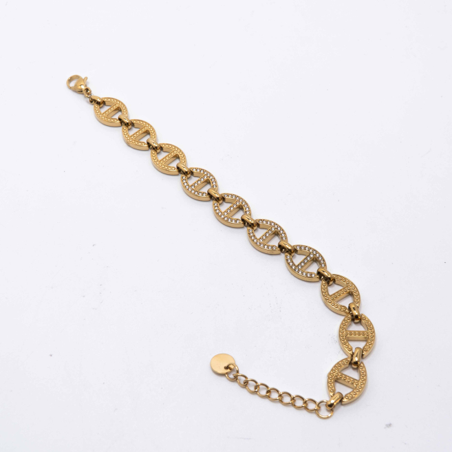 PULSERA ZO13640B Dorado Acero Inoxidable -2B41