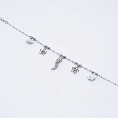 PULSERA ZO12793B Plateado Acero Inoxidable -2B41