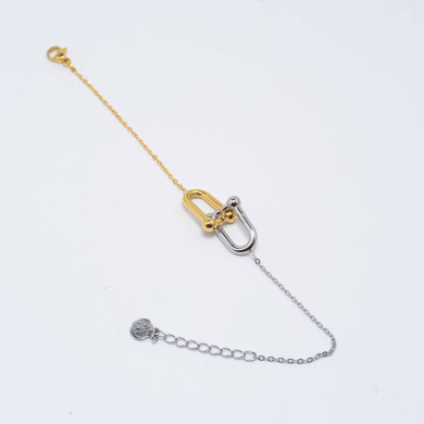 PULSERA ZO13169B Bicolor Acero Inoxidable -2B35