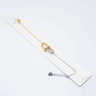 PULSERA ZO13169B Bicolor Acero Inoxidable -2B35