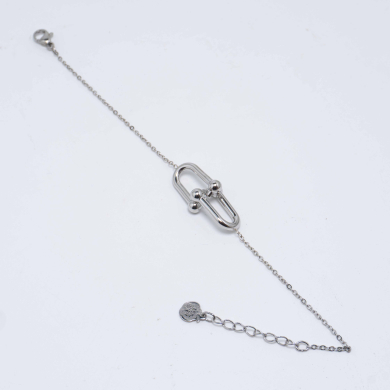 PULSERA ZO13169B Plateado Acero Inoxidable -2B35