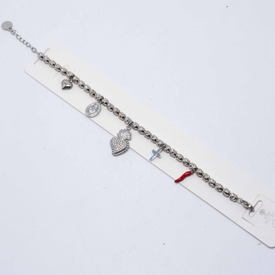 PULSERA ZO12830B Plateado Acero Inoxidable -2C43