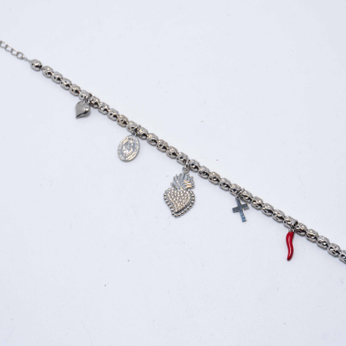 PULSERA ZO12830B Plateado Acero Inoxidable -2C43