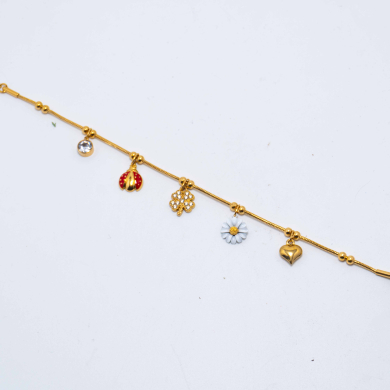 PULSERA ZO12795B Dorado Acero Inoxidable -2B44