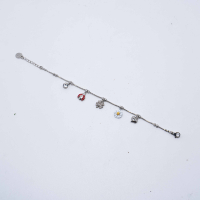 PULSERA ZO12795B Plateado Acero Inoxidable -2B44