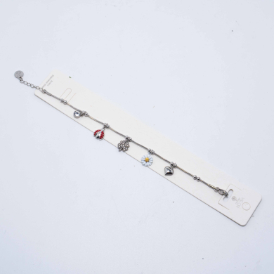 PULSERA ZO12795B Plateado Acero Inoxidable -2B44