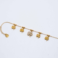 PULSERA ZO12787B Dorado Acero Inoxidable -2B32