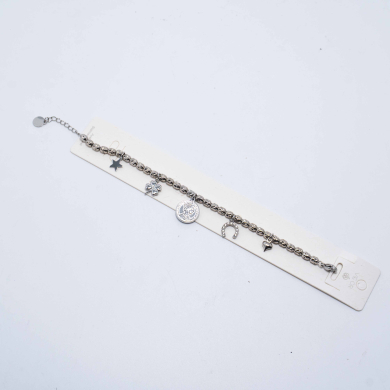 PULSERA ZO12822B Plateado Acero Inoxidable -2C44