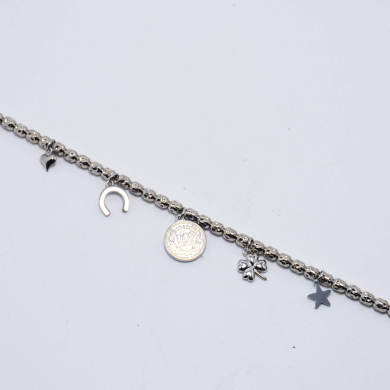 PULSERA ZO12822B Plateado Acero Inoxidable -2C44