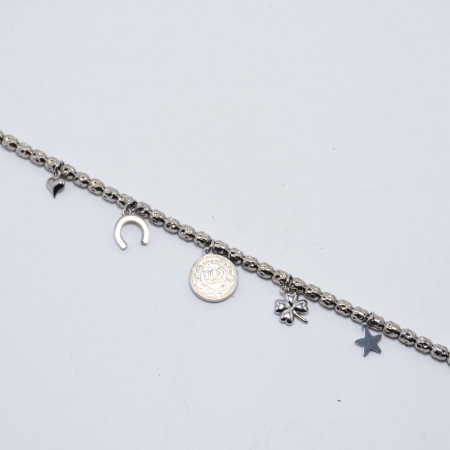 PULSERA ZO12822B Plateado Acero Inoxidable -2C44