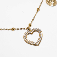 COLLAR ZO12777N Dorado Acero Inoxidable -E44