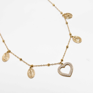 COLLAR ZO12777N Dorado Acero Inoxidable -E44