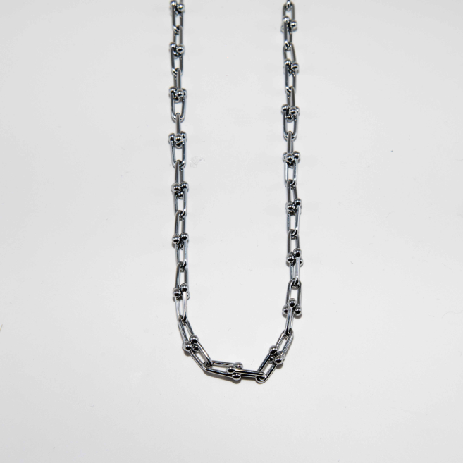 COLLAR ZO13318N Plateado Acero Inoxidable -2D56