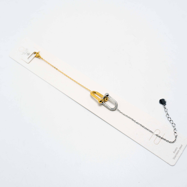 PULSERA ZO13164B Bicolor Acero Inoxidable -2B32