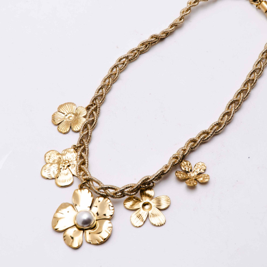 COLLAR Y00326 Dorado Acero Inoxidable E38