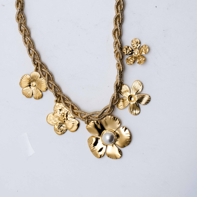 COLLAR Y00326 Dorado Acero Inoxidable E38