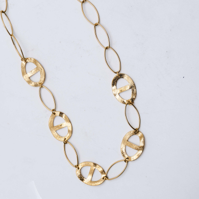 COLLAR ZO13564N Dorado Acero Inoxidable 2D36