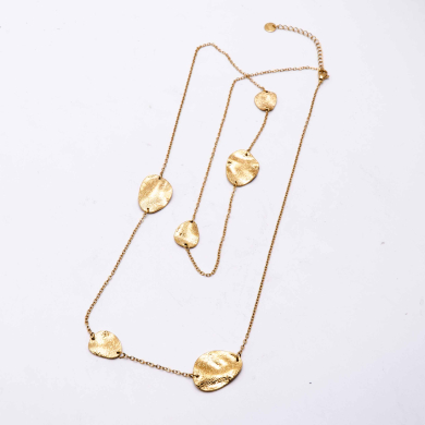 COLLAR ZO13623N Dorado Acero Inoxidable 2D36