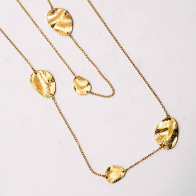 COLLAR ZO13623N Dorado Acero Inoxidable 2D36