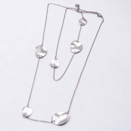 COLLAR ZO13623N Plateado Acero Inoxidable 2D36