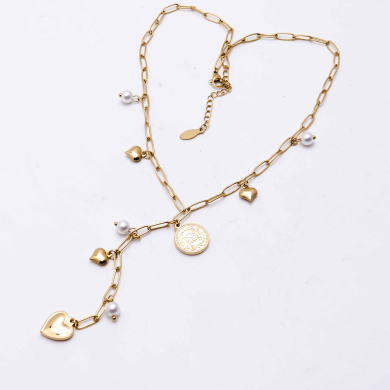 COLLAR ZO13176N Dorado Acero Inoxidable E35