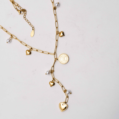 COLLAR ZO13176N Dorado Acero Inoxidable E35